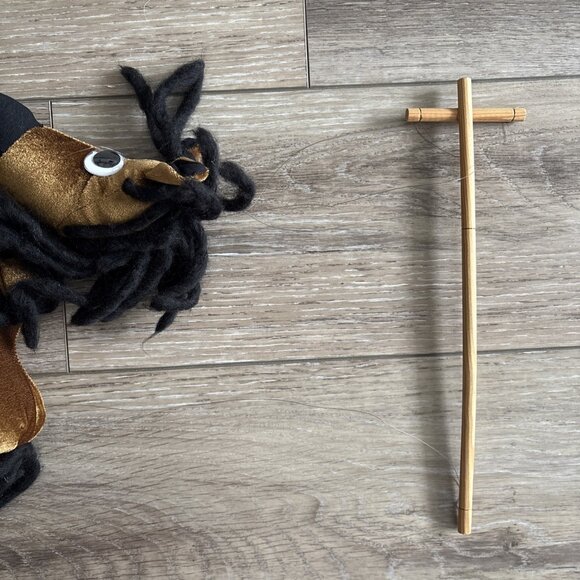 12"Plush Body & Wooden Horse Hand Puppet Marionette “Limited Edition” Made In UK - Picture 4 of 6